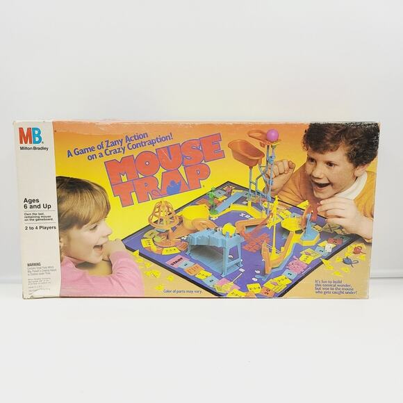 1986 Mouse Trap Game by Milton Bradley VGC, **100% COMPLETE** - Picture 1 of 12